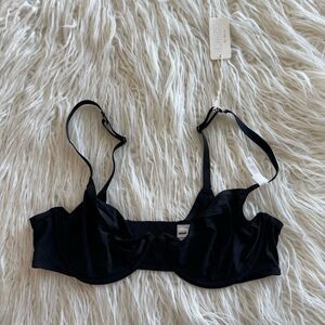 Aerie Smoothez Mesh Full Coverage Unlined Bra Black Size 36B